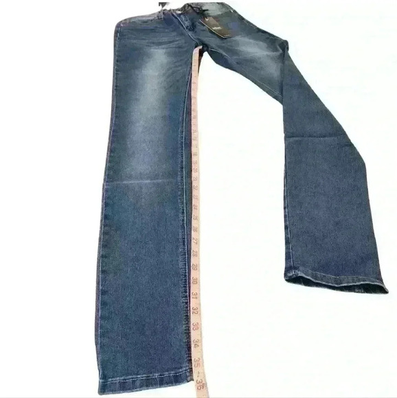 Alloy Apparel Siena High Waist Skinny Medium Wash Tall Denim Blue Jeans - Picture 5 of 10